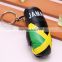 wholesale hot sell PVC leather Italy flag boxing glove keychain/Italian flag boxing glove keyring