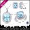 new product blue sapphire diamond jewelry set,best selling blue sapphire jewelry with blue sapphire