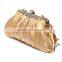 Women Satin Crystal Clutch Party Wedding Purse Soft Evening Bag Bridal Handbag