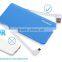 5000mah Ultra Slim Ultra Compact Power Bank External Battery Portable Battery with Built-in Micro Usb Cable