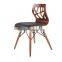Strong modern design wooden 4 wood legs chair, dining room chair, home furniture