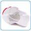 Wholesale custom printed unisex sport 6panel 100% cotton white promotional baseball hat
