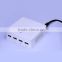High efficient conversion 2.1A portable 4 port universal usb fast charger
