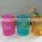 Hot sale glass bottle cosmetic morocco with metal lid and glass jar cosmetic with bath salt