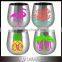 Monogram Stainless Steel Wine Glass