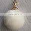 wholesale for handbag rabbit fur poms keychains