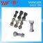 undercarriage parts excavator track shoe bolts with nuts