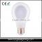 Plactic 100-240VAC E27 LED 12W 360Degree E27