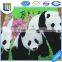 100% polyester cute panda printed bed sheet fabric
