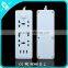 wearproof heat resistant universal schuko outlet multiple socket with 3 usb