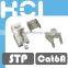 RJ45 STP 8P8C Female Connector Cat6A Modular Keystone Jack