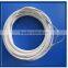 White PVC Coated Steel Cable With Loop Eye