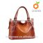 Hottest promotion support OEM genuine leather handbag