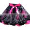 Top quality baby girls mini fluffy tutu skirt short tight skirts for kids girl party wear western dress 2016