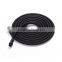 Water Flexible Solid Rubber Reinforcement Flexible Rubber Corrugated Garden Water Hose