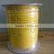 10 mm 450' spool of hollow braid special ships / ocean transportation Polyethylene rope. Yellow.