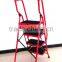 Gold supplier China 4 step ladder with safety rail/Safety Rails