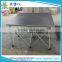 1mx1m folding anti-skid plywood stage with 0.6m height stage risers