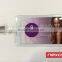 High quality clear soft plastic id card metro card holder
