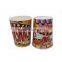 chocolate peanut butter popcorn,plastic popcorn cups