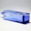 800ml empty blue glass liquor wine bottles