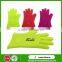 Kitchen mitts cooking silicone glove , silicone oven heat resistant gloves