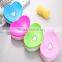 N172 High quality plastic heart shaped Soap Box