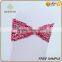 Spandex sequin chair sash bow tie