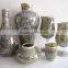 set 8 pieces decorative mosaic glass vase wholesalers in serie
