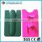 Candy color eco-friendly silicone phone holder, multifunctional card case phone keeper, mobile phone sticker