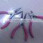 4" Mini Cutting Pliers Pink Pliers Tool Kit