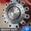 API 609 metal seat flange triple eccentric butterfly valve motorized valve actuator