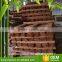 Cheap rural style bamboo double faced tree bark screening roll fence