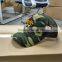 Wholesale custom 6 panel with flat embroidery cap crazy trout logo camo truker cap