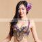 High quality sequin fringe dance top belly dancewear