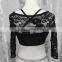 Yifusha high quality women black dance dress QQ020