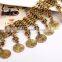 Belly dance tribal ethnic antique bracelet with coins