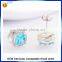 Factory Top Sale 925 sterling silver AAA zircon earrings with stud