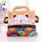 New design popular pp cotton animal style blanket with pillow