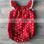 Wholesale Cap Sleeve Baby Floral Girls Bubble Romper