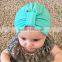 2016 hot sale green knot the wind wave sago industry baby's hat