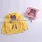 S33603W Baby girls latest jacket bear cartoon cute design coats