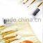 Golden 7 Pieces Of Cosmetics Makeup Brush Set
