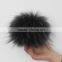 Myfur Colorful Dyed Raccoon Fur Pom Puff Hat Accessory Pompoms