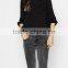 Runwaylover EY2373B Europe Style 2017 Ladies Fashion Falbala Embroidery Blouse