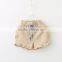 Wholesale summer solid color hot sale baby girl cotton shorts