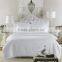 2016 latset design high quality 100% cotton 3cm satin stripe super king /queen size bedding set