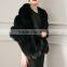 Wholesale Customized European Style Faux Fur Cape Ladies Winter Shawl