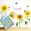 Sunflower Butterflies Wall Stickers Mural Art Decal Wallpaper Decor