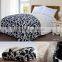 2015 Hot Sale Ultra Soft China Factory Bedding Set 100% Polyester Flannel Printed Cow Fleece Blanket Wholesale
